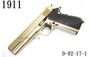 【翔準軍品AOG】(台灣製WE偉益瓦斯手槍 M1911 黃金版 ) HI CAPA全金屬精裝版 D-02-17-1