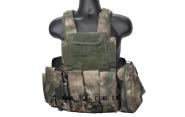 (((翔準)))-【 A-TACS FG潑墨綠 】 CIRAS MAR VEST 戰術背心 送 彈夾袋 無線電袋 雜物包 地圖袋