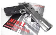 【翔準軍品AOG】WE 1911銀A 台灣製 瓦斯 手槍 短槍 瓦斯槍 玩具槍 D-02-21-4