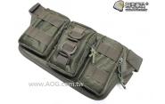 【翔準軍品AOG】腰包三方(綠) 腰包 隨身包 包包 雜物包 手機包 錢包 背包 手提包P3008A-2