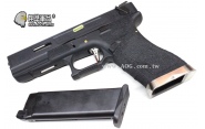 【翔準軍品AOG】《WE》 WET G18C 戰鬥版 黑黑銀  WE GOLCK 瓦斯槍 手槍 生存遊戲 D-02-08-3B