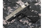 【翔準軍品AOG】 WE G18 單連發 古典雕花 全金屬 瓦斯槍 手槍 短槍 槍 BB槍 玩具槍 D-02-09-8