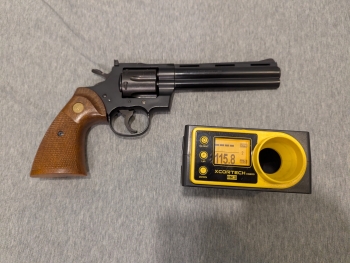 日本 TANAKA 早期型 Colt Python .357 MAGNUM REVOLVER  左輪 天馬系統