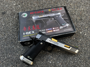 WE WET 原力 HI CAPA CAPA 帝王暴龍 6吋龍 GBB 瓦斯槍 雙色金管 原價3000元下殺售價1800