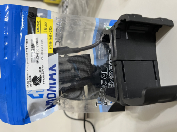 [黑色]-M4彈匣連結器、雙連彈匣可調式+AMmomaxCytac多功能掛繩 手槍專用繫繩快拆安全繩