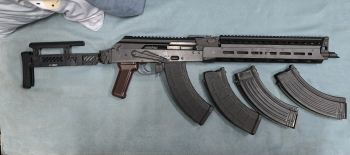售 GHK AKM V3 改LCT M-Lok護木 魚骨上機匣蓋 5KU Zenitco PT-5 後托 