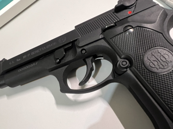 KJ M9 全刻字 握把片 完整盒說