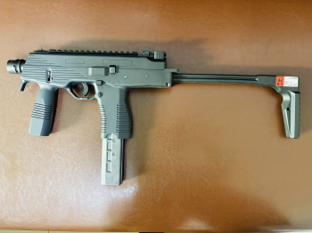一手 近新 2022年 KWC MP9 NS2 series 6mm Airsoft 瓦斯衝鋒槍SMG (雙彈匣)