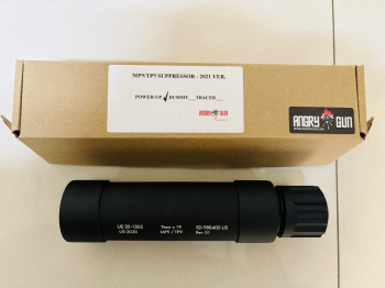 一手 近新 2021年版 黑色 Angry Gun MP9/TP9 BK Suppressor加速管 - 2021 VER. (Power-Up)
