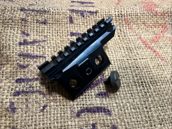 二手　WE M14 GBB 瓦斯槍專用魚骨鏡橋組（含固定器和螺絲旋鈕）原價950下殺售500元 