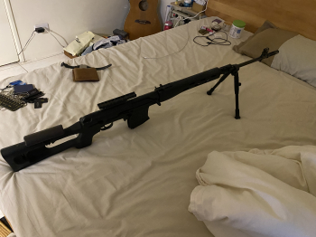 SVD Sniper Rifle 含腳架與側鏡架