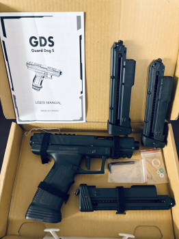 [自售] (加贈2個彈匣) 近全新 12.7mm口徑自我防衛鎮暴槍 Milsig Guard Dog S 台灣製造旋鈕快速啟動居家安全提供強力防衛火力