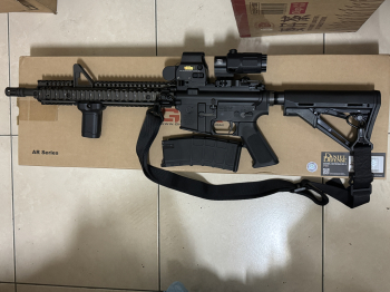 GHK Colt M4 14.5 FSP RIS II GBB(Colt授權)10.5吋) 瓦斯後座力長槍 