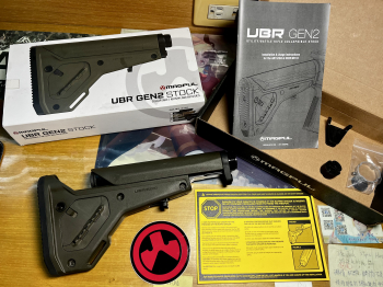 近全新 美國 MAGPUL 真品 UBR Gen2 伸縮槍托 (M4 HK416 SR-25) 軍綠