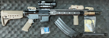 5月限時特賣 9成新 全金屬鍛造 VIPER M4 DD MK18 MFR XS M-LOK 13.5吋 瓦斯槍GBB