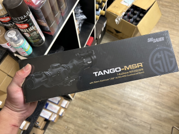 真品 SIG SAURE TANGO-MSR LPVO 1-6X24MM SFP瞄準鏡 黑色（含鏡座）