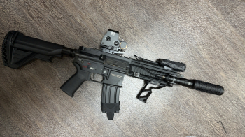 VFC HK416C (AEG)兩夾改後拖內管拉長內部有改（不含外部配件）