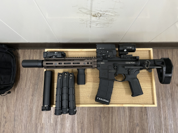 GHK DD PDW V3 1槍4匣 外觀有改（原件還在，後托已改回原廠）