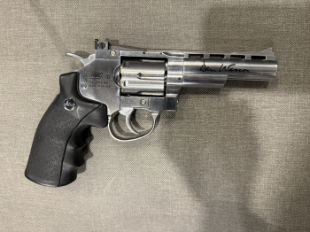 ASG Dan Wesson 715 銀色 左輪 co2 可換槍 現金為主