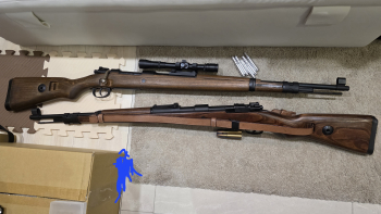 bell拋殼98k實木、ares 98k實木+手工真皮槍背帶