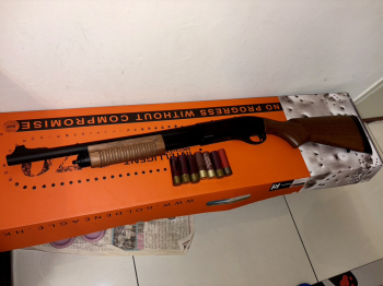 Golden Eagle金鷹M870瓦斯霰彈槍(實木款)