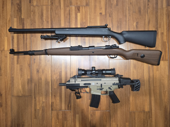 BOLT CYBERGUN FN 授權刻 字 SCAR-SC,MARUI VSR 10,BELL Kar 98K 拋殼式