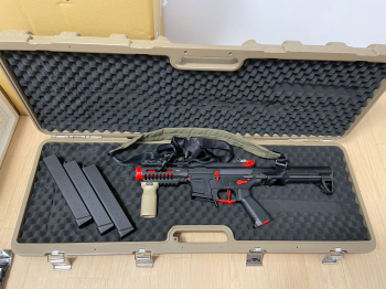G&G ARP9 一槍四匣 + VFC 88cm槍箱(沙) + TMC寬版戰術腰帶&配件