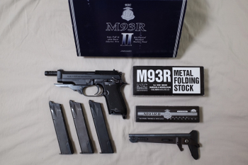 : KWA/KSC M93R II [Systam7版］本體、3匣、原廠後拖