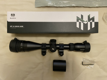 MARCH HT 4-16X44AOE狙擊鏡瞄具瞄準鏡附25.4mm高寬夾具 MARCH HT 4-16X44AOE狙擊鏡瞄具瞄準鏡附25.4mm高寬夾具