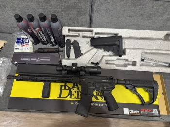 GHK DD M4 V7 14.5吋 V3 GBB 含Vector Optics 瞄準器 GHK DD M4 V7 14.5吋 V3 GBB 含Vector Optics 瞄準器