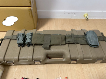 G&G ARP9 一槍四匣 + VFC 88cm槍箱(沙) + TMC寬版戰術腰帶&配件 G&G ARP9 一槍四匣 + VFC 88cm槍箱(沙) + TMC寬版戰術腰帶&配件