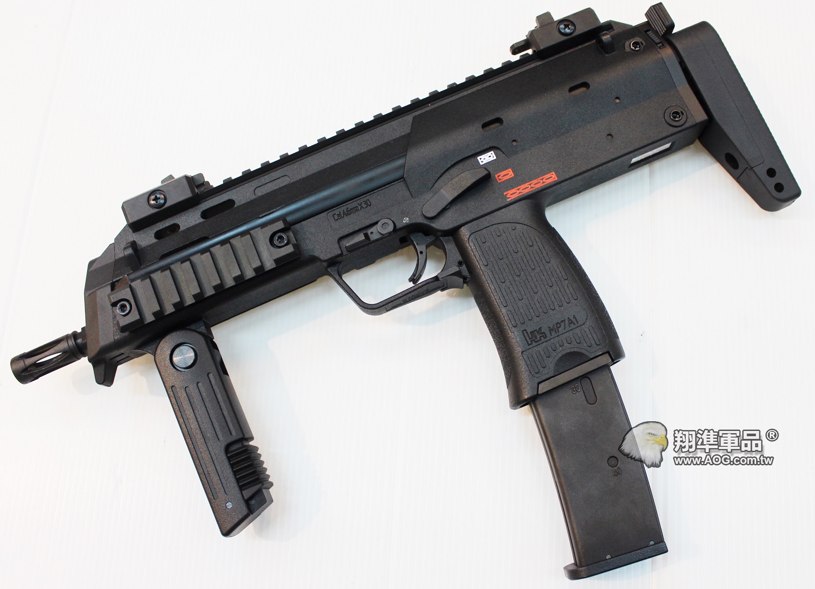 翔準國際AOG】KWA KSC MP7A1瓦斯槍衝鋒槍小烏茲V2 烏茲衝鋒槍翔準國際