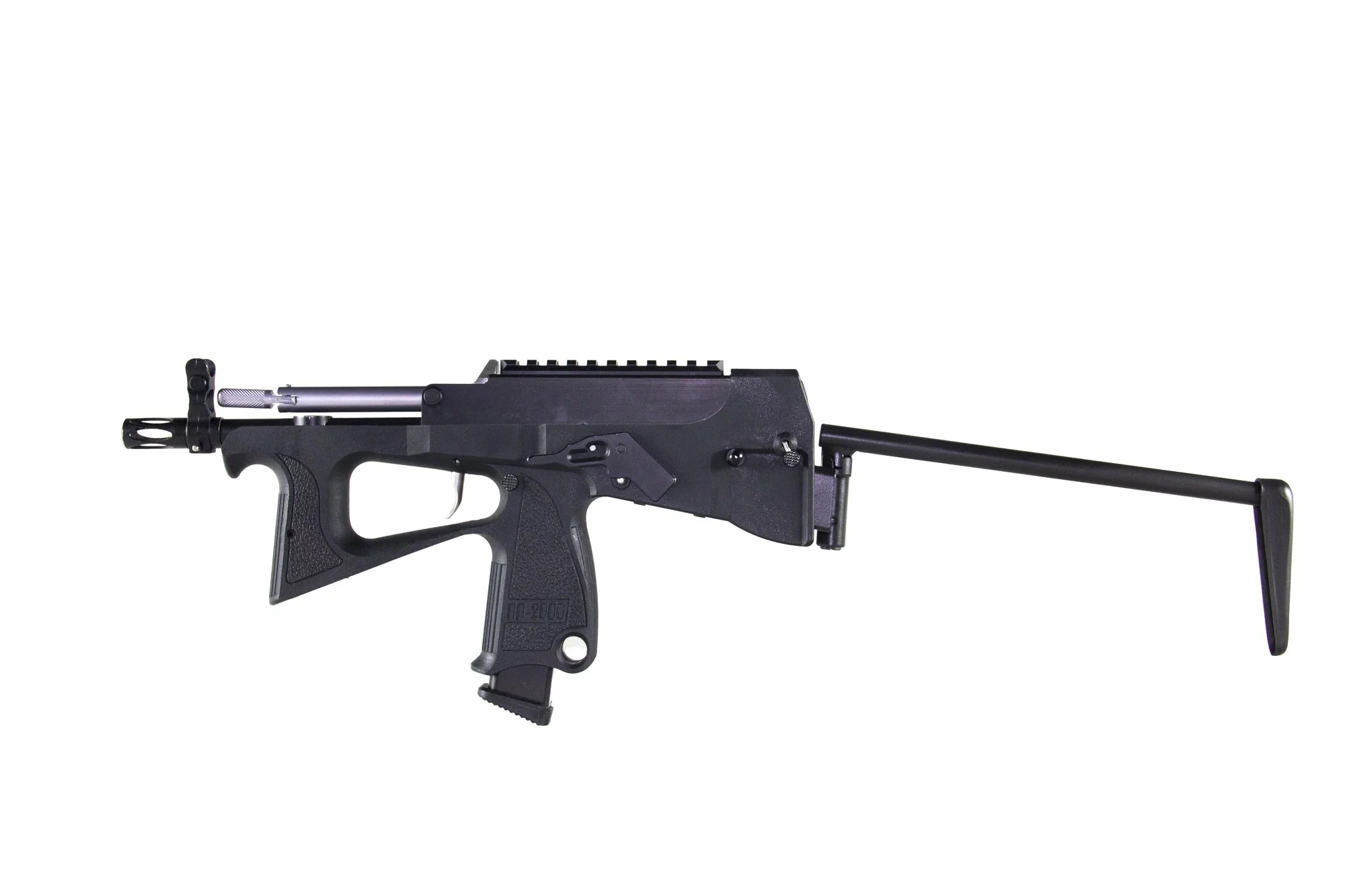 【翔準國際AOG】MODIFY PP-2K 瓦斯後座力衝鋒槍 (含PP-2K成槍X1、專用塑膠槍箱X1、短彈匣X1) 摩帝