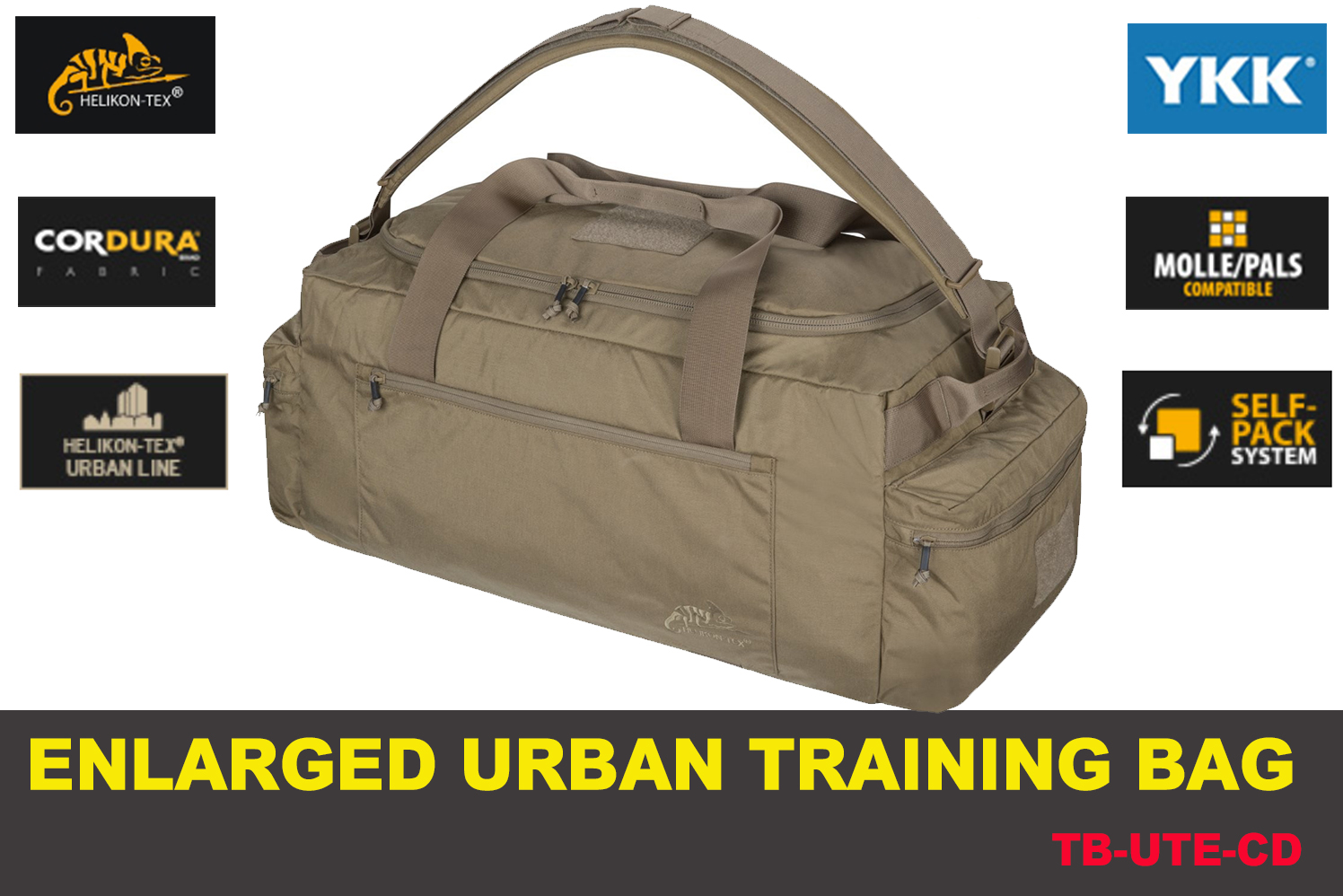 【翔準AOG】Helikon-Tex ENLARGED URBAN TRAINING BAG 戰術背包 軍規 TB-UTE-CD