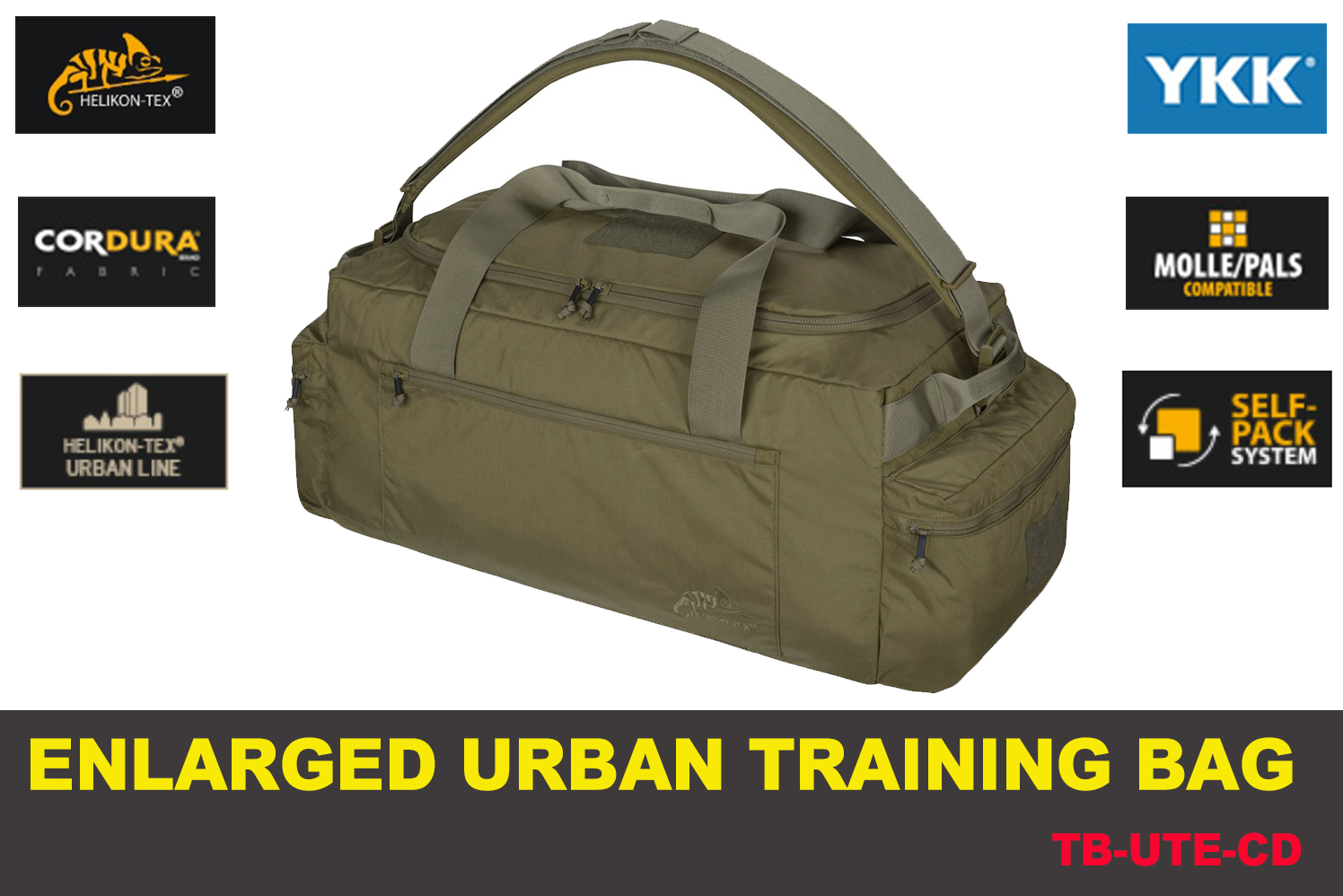 【翔準AOG】Helikon-Tex ENLARGED URBAN TRAINING BAG 戰術背包 軍規 TB-UTE-CD