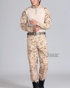 【翔準國際AOG】數位沙漠 青蛙裝 生存 套服 戰鬥服 棉質上衣 耐磨 整套 含護具 G0125
