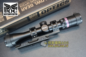 【翔準國際AOG】【BOG】2.5-12.5X40 紅光纖 高清晰 快調狙擊鏡 Black Owl Gear 軍規抗震戰機夜鷹 