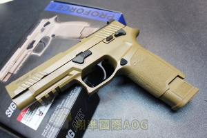 【翔準國際AOG】VFC SIG SAUER P320 M17 沙色 GBB 手槍 金屬彈匣 授權刻字 金屬滑套 瓦斯手槍 免運費