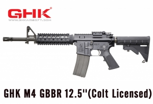 【翔準國際AOG】GHK COLT M4 GBBR (Colt 授權刻印) VER 2.0 瓦斯氣動步槍 12.5吋 免運費