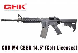 【翔準國際AOG】 GHK 14.5 吋 M4 RIS GBB VER2.0 Colt 授權 長槍 瓦斯槍  免運費