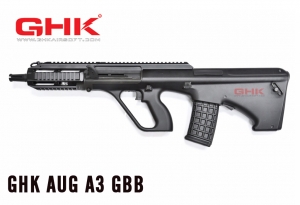 【翔準國際AOG】GHK AUG A3 GBBR 瓦斯槍 黑色 生存遊戲  免運費