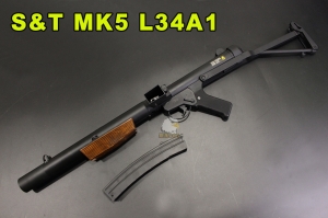 【翔準國際AOG】S&T MK5 L34A1 SMG 電動槍 全金屬 斯特林二戰 G66MK5