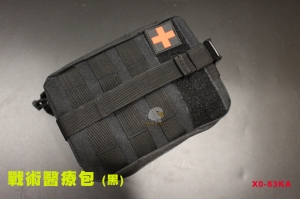 【翔準AOG】戰術醫療包(黑) 雜物包 軍包 模組化包包 生存遊戲 戰術背心配件 63KA
