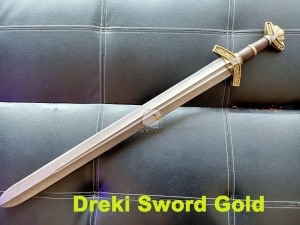【翔準AOG】中世紀 LARP 維京劍 Dreki Sword Gold - 85 cm epicarmoury
