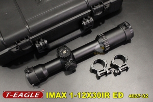 【翔準AOG】T-EAGLE IMAX 1-12X30IR ED 突鷹 高清抗震 狙擊鏡 瞄準具 狙擊槍 保固60日 4027-02
