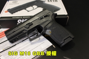 【翔準AOG】VFC SIG SAUER 授權 M18 P320 GBB 瓦斯手槍 黑色
