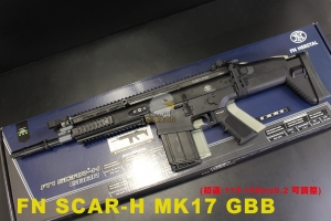  【翔準AOG】VFC SCAR-H MK17 GBB  後座力 瓦斯槍 (黑/沙) 授權刻字 後座力