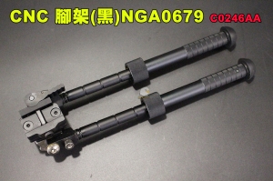 【翔準AOG】CNC 腳架 金屬材質 可伸縮 折疊 狙擊槍 WSR VSR (黑)NGA0679 C0246AA