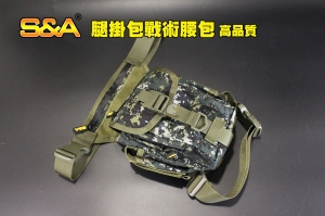 【翔準AOG】S&A戰術腿掛腰包(國軍) 迷彩腰包戰術腿包露營軍事裝備 SNA-01-9