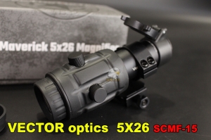 【翔準AOG】VECTOR optics  5X26 SCMF-15 倍鏡 可搭配 551/552 快瞄 內紅點 